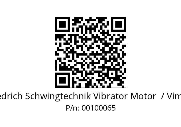   Friedrich Schwingtechnik Vibrator Motor  / Vimarc 00100065