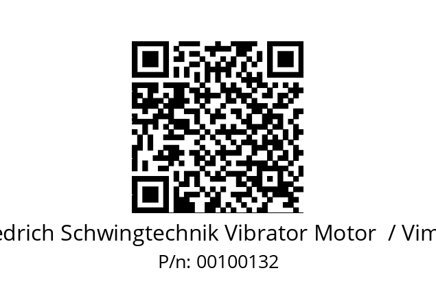   Friedrich Schwingtechnik Vibrator Motor  / Vimarc 00100132