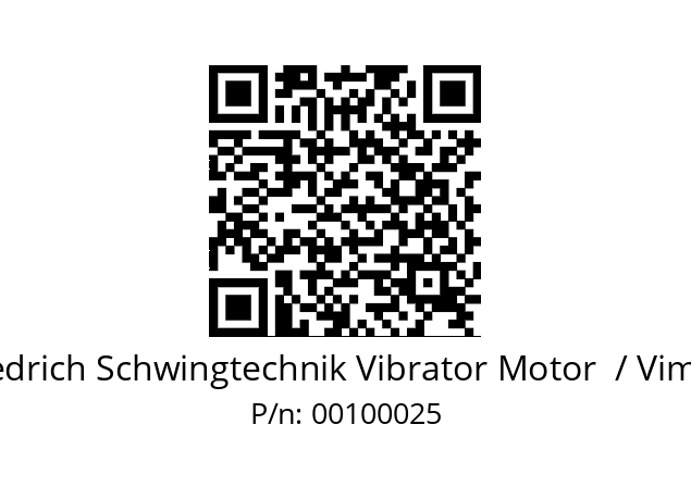   Friedrich Schwingtechnik Vibrator Motor  / Vimarc 00100025