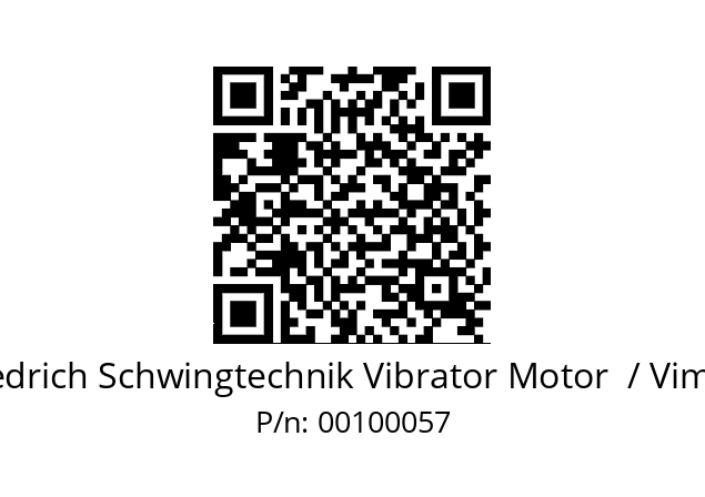   Friedrich Schwingtechnik Vibrator Motor  / Vimarc 00100057