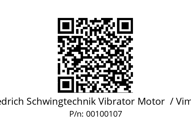   Friedrich Schwingtechnik Vibrator Motor  / Vimarc 00100107