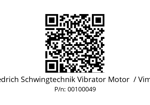   Friedrich Schwingtechnik Vibrator Motor  / Vimarc 00100049