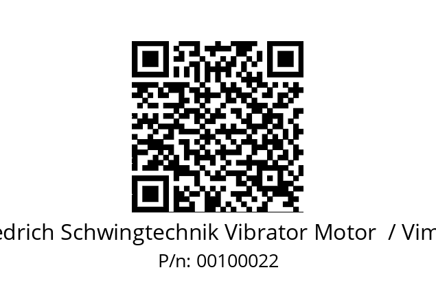   Friedrich Schwingtechnik Vibrator Motor  / Vimarc 00100022