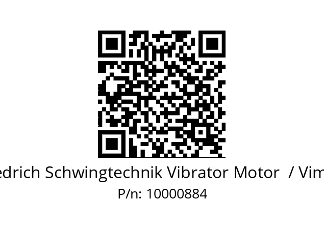   Friedrich Schwingtechnik Vibrator Motor  / Vimarc 10000884