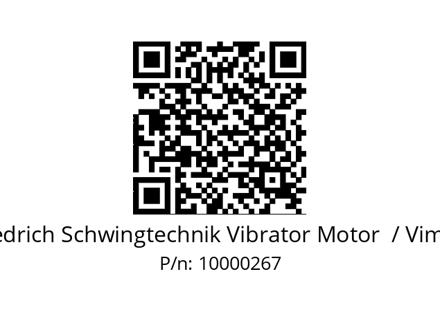   Friedrich Schwingtechnik Vibrator Motor  / Vimarc 10000267