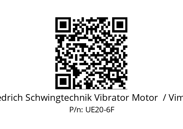   Friedrich Schwingtechnik Vibrator Motor  / Vimarc UE20-6F