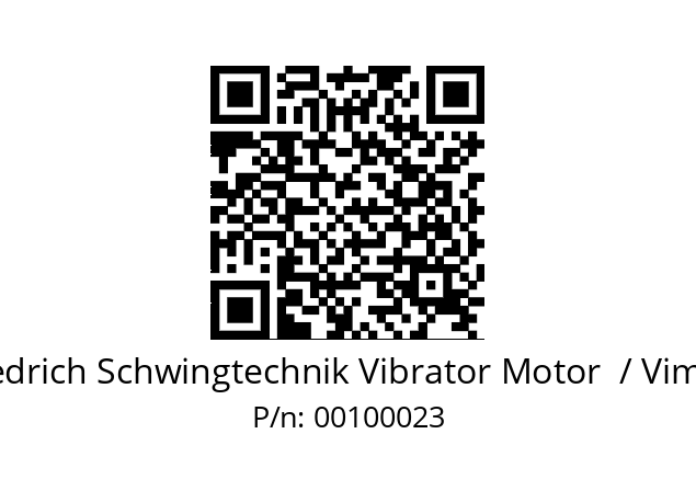   Friedrich Schwingtechnik Vibrator Motor  / Vimarc 00100023