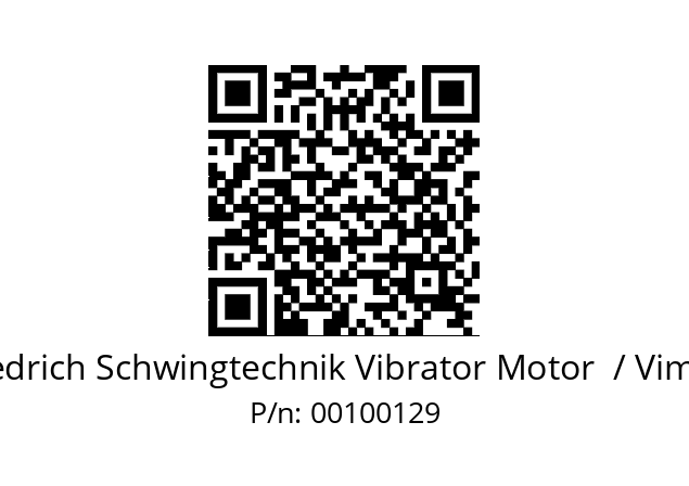   Friedrich Schwingtechnik Vibrator Motor  / Vimarc 00100129