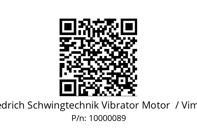   Friedrich Schwingtechnik Vibrator Motor  / Vimarc 10000089