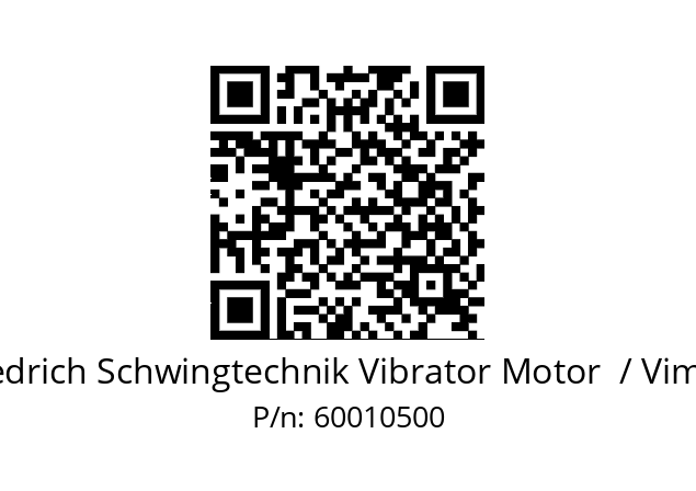   Friedrich Schwingtechnik Vibrator Motor  / Vimarc 60010500