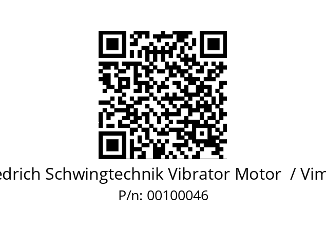   Friedrich Schwingtechnik Vibrator Motor  / Vimarc 00100046