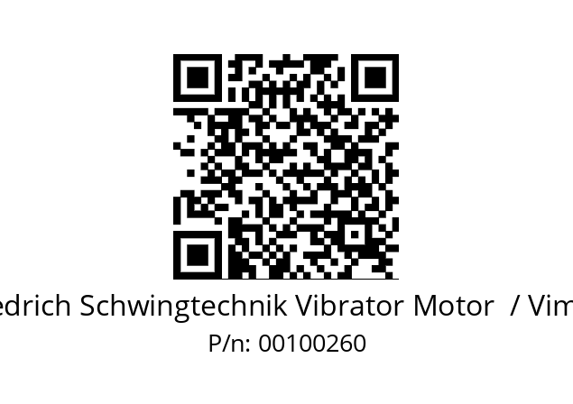   Friedrich Schwingtechnik Vibrator Motor  / Vimarc 00100260