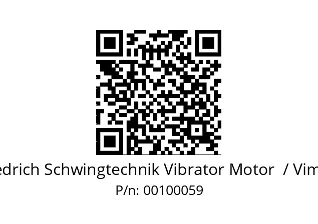   Friedrich Schwingtechnik Vibrator Motor  / Vimarc 00100059