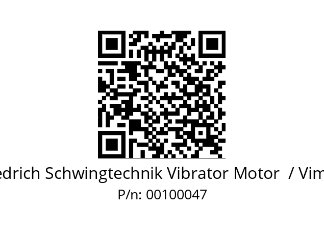   Friedrich Schwingtechnik Vibrator Motor  / Vimarc 00100047