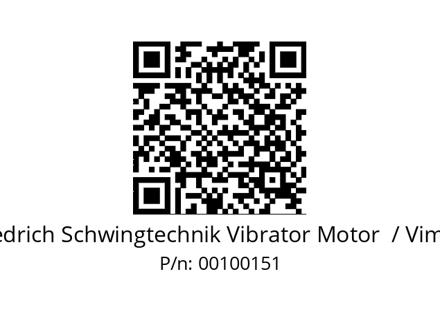   Friedrich Schwingtechnik Vibrator Motor  / Vimarc 00100151