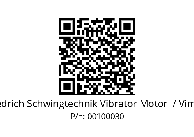   Friedrich Schwingtechnik Vibrator Motor  / Vimarc 00100030