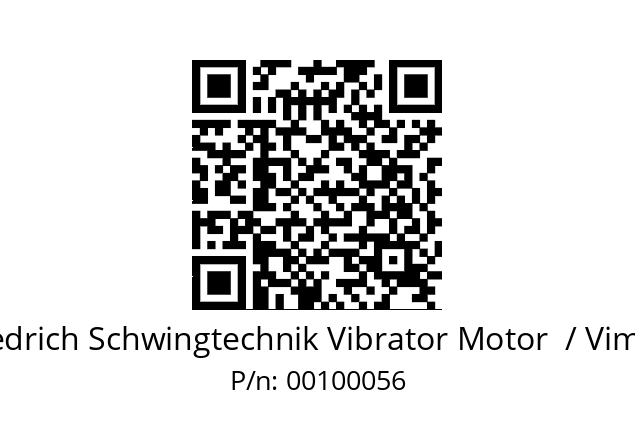   Friedrich Schwingtechnik Vibrator Motor  / Vimarc 00100056