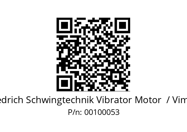   Friedrich Schwingtechnik Vibrator Motor  / Vimarc 00100053