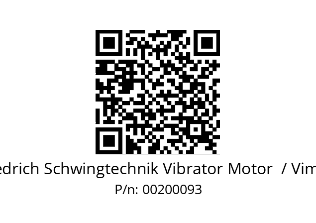   Friedrich Schwingtechnik Vibrator Motor  / Vimarc 00200093