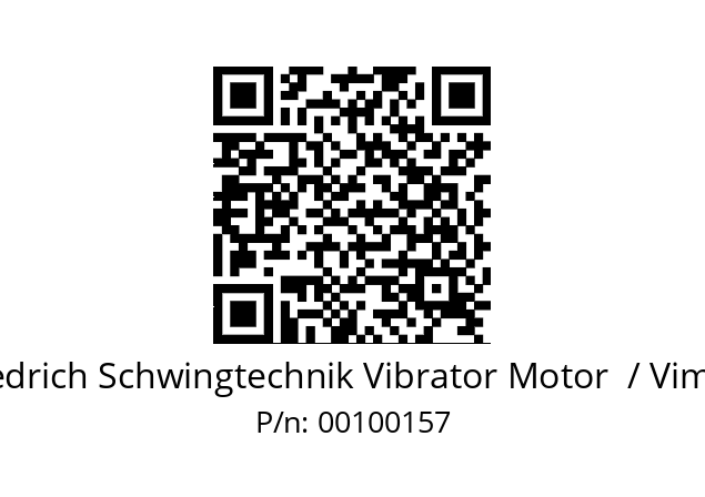   Friedrich Schwingtechnik Vibrator Motor  / Vimarc 00100157