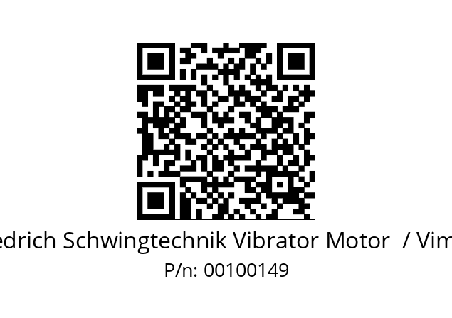   Friedrich Schwingtechnik Vibrator Motor  / Vimarc 00100149