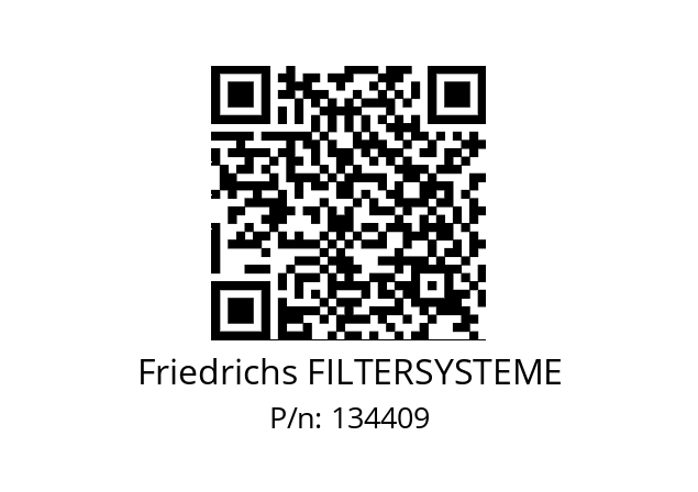   Friedrichs FILTERSYSTEME 134409