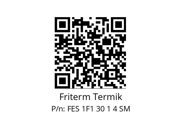   Friterm Termik FES 1F1 30 1 4 SM