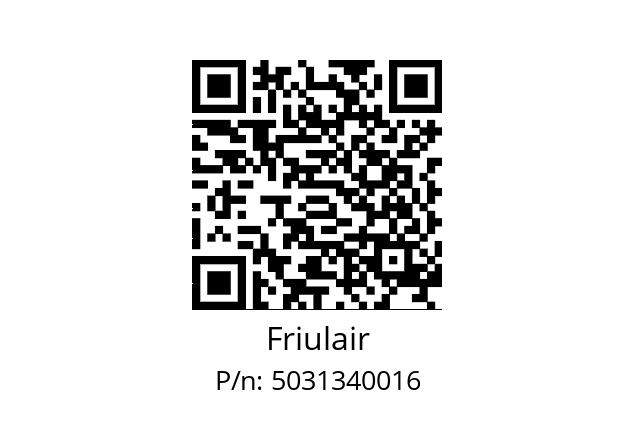   Friulair 5031340016