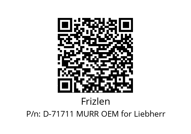   Frizlen D-71711 MURR OEM for Liebherr