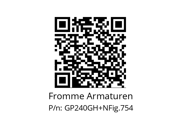   Fromme Armaturen GP240GH+NFig.754