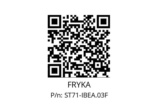   FRYKA ST71-IBEA.03F