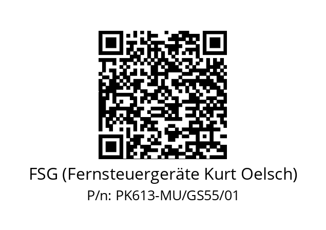   FSG (Fernsteuergeräte Kurt Oelsch) PK613-MU/GS55/01