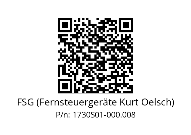   FSG (Fernsteuergeräte Kurt Oelsch) 1730S01-000.008