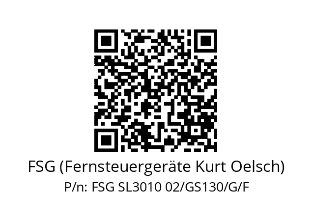   FSG (Fernsteuergeräte Kurt Oelsch) FSG SL3010 02/GS130/G/F