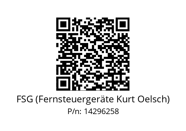   FSG (Fernsteuergeräte Kurt Oelsch) 14296258