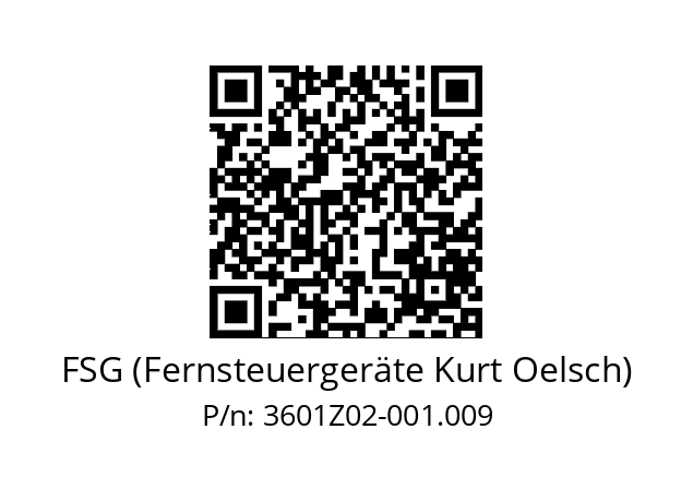   FSG (Fernsteuergeräte Kurt Oelsch) 3601Z02-001.009