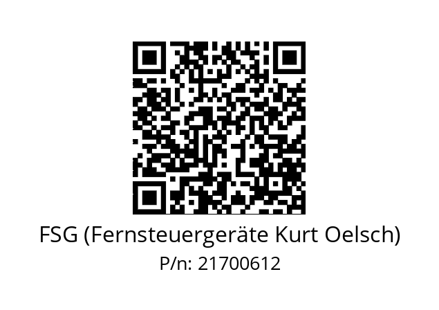   FSG (Fernsteuergeräte Kurt Oelsch) 21700612