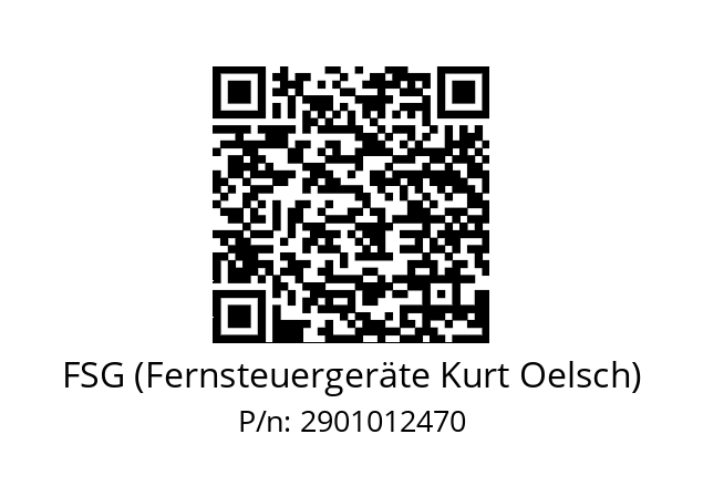   FSG (Fernsteuergeräte Kurt Oelsch) 2901012470