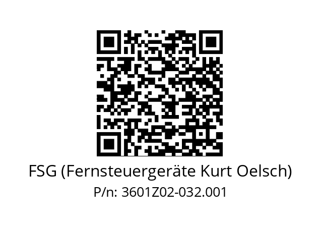   FSG (Fernsteuergeräte Kurt Oelsch) 3601Z02-032.001