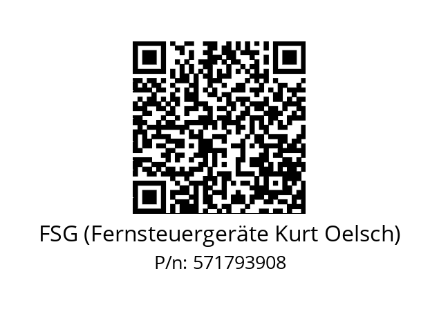   FSG (Fernsteuergeräte Kurt Oelsch) 571793908