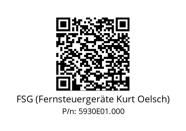   FSG (Fernsteuergeräte Kurt Oelsch) 5930E01.000