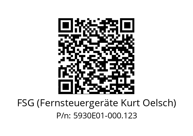   FSG (Fernsteuergeräte Kurt Oelsch) 5930E01-000.123