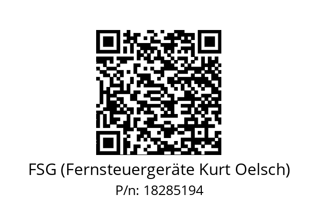   FSG (Fernsteuergeräte Kurt Oelsch) 18285194