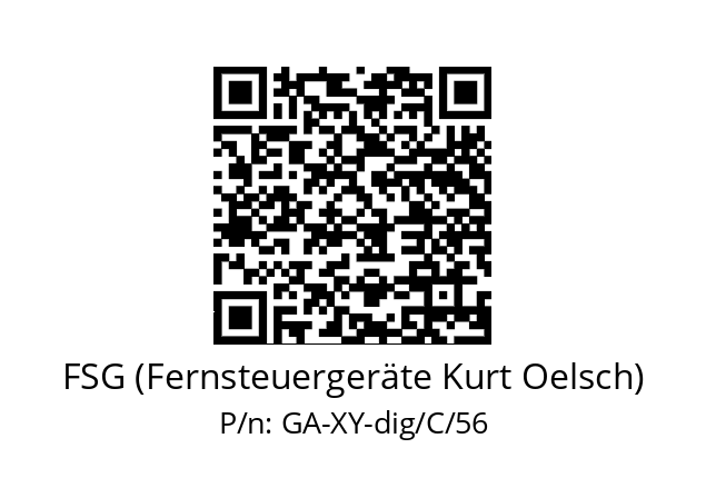   FSG (Fernsteuergeräte Kurt Oelsch) GA-XY-dig/C/56