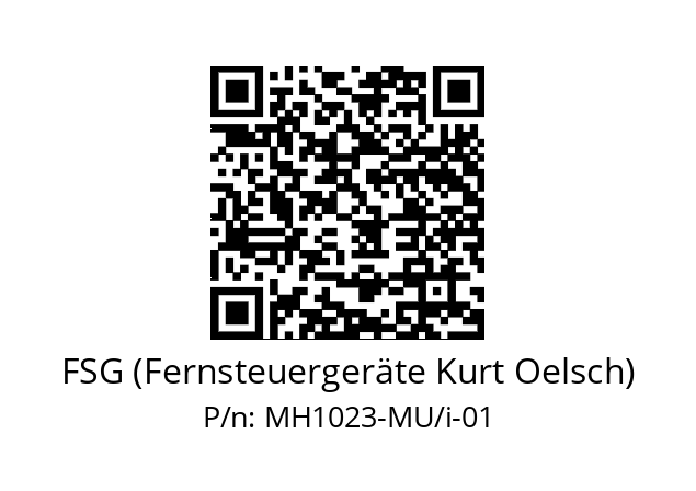   FSG (Fernsteuergeräte Kurt Oelsch) MH1023-MU/i-01