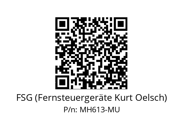   FSG (Fernsteuergeräte Kurt Oelsch) MH613-MU