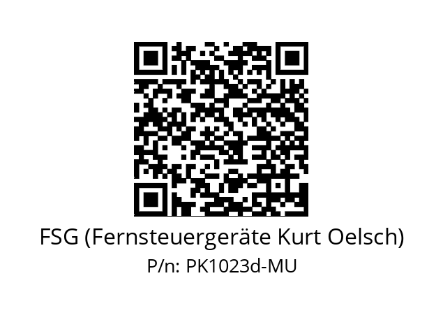   FSG (Fernsteuergeräte Kurt Oelsch) PK1023d-MU