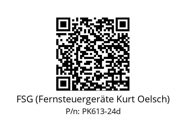   FSG (Fernsteuergeräte Kurt Oelsch) PK613-24d