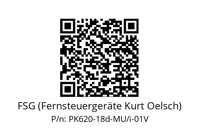   FSG (Fernsteuergeräte Kurt Oelsch) PK620-18d-MU/i-01V