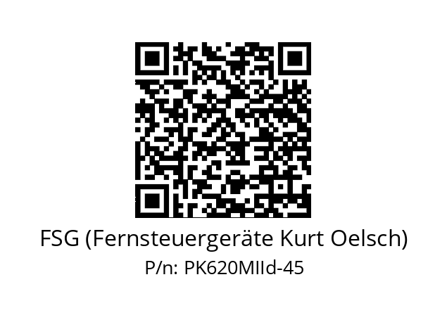   FSG (Fernsteuergeräte Kurt Oelsch) PK620MIId-45